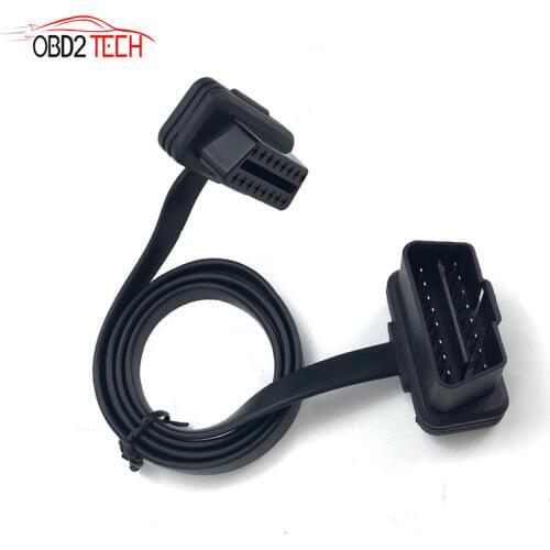 60CM OBD2 Extension OBD2 Cable 16Pin Male To 16Pin Female obd2 Connector for OBD II Diagnostic Tool ELM327 Cable