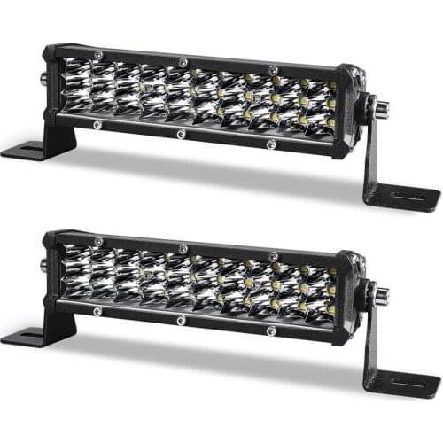 7'' Offroad LED Light Bar Ultra slim Work Light Combo Beam Triple Row 6000K 12V For Car 4x4 4WD Truck ATV SUV