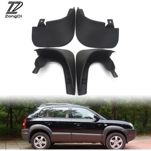 ZD Car Front Rear Mudguards For 2005 2006 2007 2008 2009 Hyundai Tucson Car-styling Mudflap Accessories Fender 1Set Splash Guard