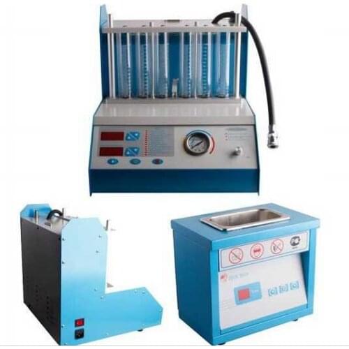 100% Original Auto Fuel Injector cleaner 6 jars ultrasonic MST-360A Gasoline Fuel Injection 6 Cylinders Cleaning Machine