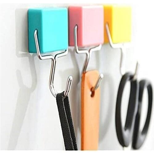 3pcs Magnetic Hooks Heavy Duty Strong Magnetic Hooks Heavy Duty Neodymium Hanger Set For Refrigerator Kitchen Strong Rack