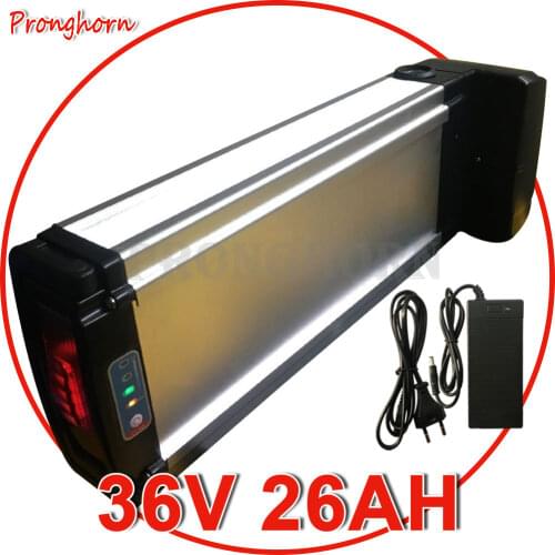36V Rear Rack 36V 10Ah 12Ah 13Ah 15Ah 16Ah 18Ah 20Ah 22Ah 25Ah EBike Battery for 36V 1000W 750W 500W 350W Bafang Motor Duty Free
