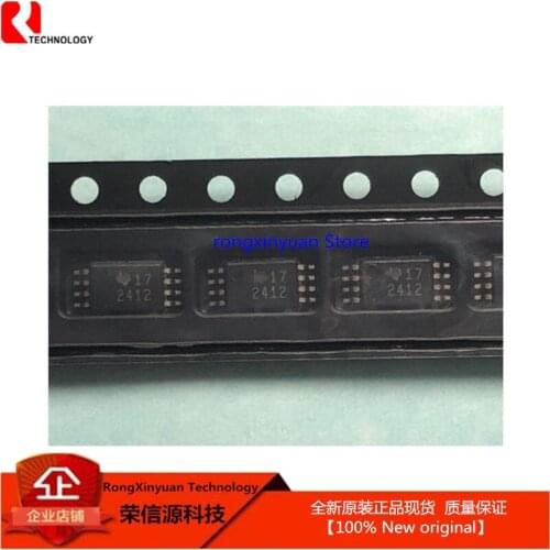 5 pcs/lot TPS2412PWR Marking: 2412 TSSOP-8 TPS2412 N+1 and ORing Power Rail Controller 100% New original