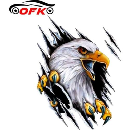 Car Stickers Decor Motorcycle Decals Eagle Decorative Accessories Creative Sunscreen Waterproof PVC,18cm*24CM