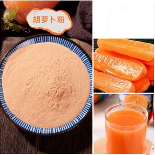 Free shipping Freeze-dried carrot powder,Natural fruit and vegetable powder, baking ingredients Edible coloring
