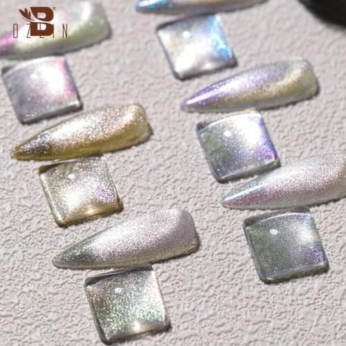 BOZLIN 6 Colors Mermaid Cat Eye Gel Polish Magnet Soak Off UV Gel Nail Polish Nail Art Gel Varnish Hybrid Nails Manicure Tools