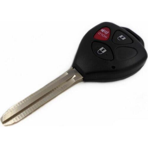 10PCS/lot For Toyota Camry Remote Key Shell Case 3 Buttons Fob Key Blank Cover + Free Shipping