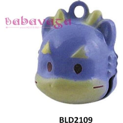 Enamel Animal Dragon Metal Bell Charms Fit Festival Holiday Birthday Decoration