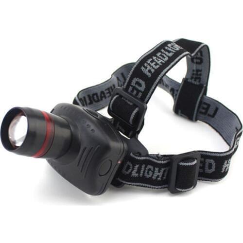 Zoomable mini led headlight outdoor high bright head lamp lampe frontale led flashlight Adjustable Focus lantern for camping