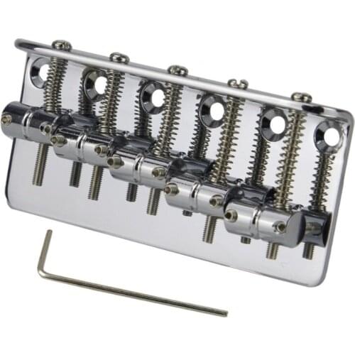 NEW Vintage 5 String Bass Bridge Chrome with Hex Wrench,Made in Korea