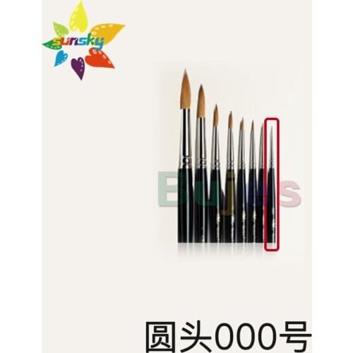 Original WINSOR＆NEWTON 7 Series Water colour brush set Handmade Mink hair Hand painted watercolor brush pen Professional