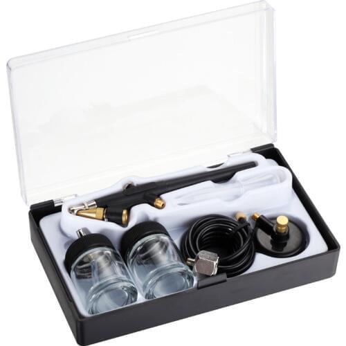 0.8mm Spray Gun High Atomizing Siphon Feed Airbrush Single Action Air Brush Kit For Makeup Art Painting Tattoo Manicure Car