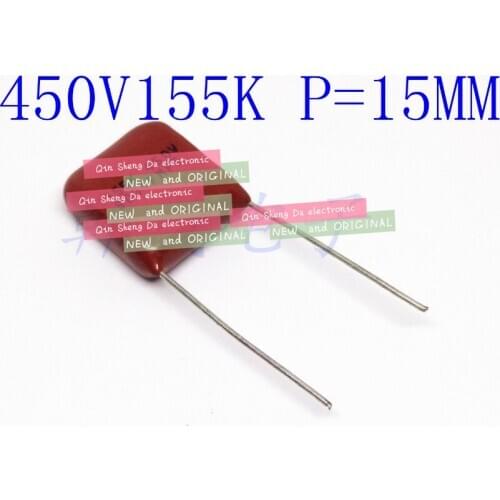 Film Capacitor 450V155K CBB Metallized Capacitor 1.5UF 155J 450V