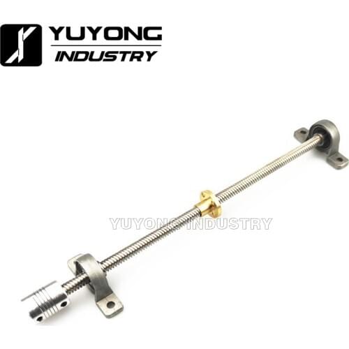 Full kits SS304 Lead screw T8 300mm kits with wrench free