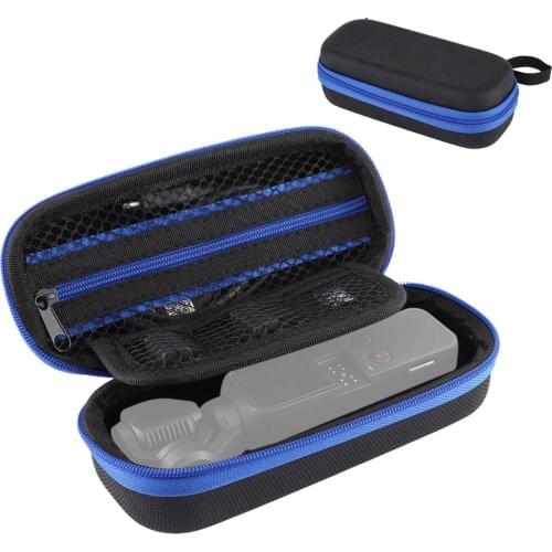 PULUZ Portable Mini Diamond Texture PU Leather Storage Case Bag for DJI Osmo Pocket Gimbal