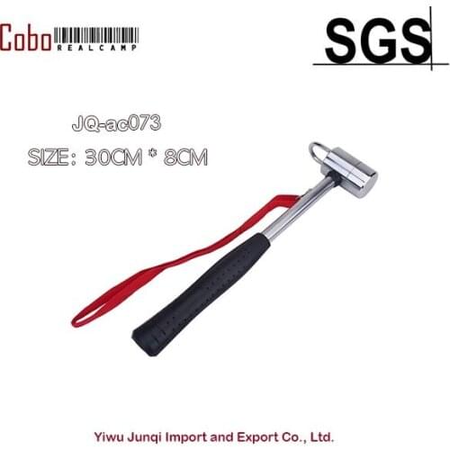 Portable Outdoor Stainless Steel Camping Mallet Hammer Tent Peg Nail Puller Removal Tool