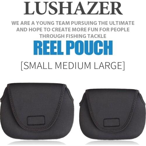 LUSHAZER Spinning wheel bag Professional Fishing Reel Bag Fish Wheel Protective Cover Fishing protective case Gear Accessories