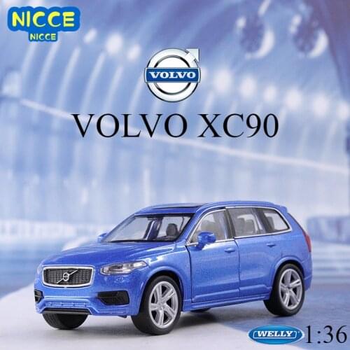 WELLY 1:36 VOLVO XC90 SUV Alloy Car Model Metal Model Vehicles With Retail box