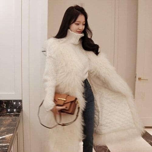 Fashion Women Hooded Faux Fur Vest High Quality Faux Wool Fur Coat Winter Warm Jacket Vest For Female D191006