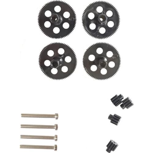 12PCS RC Drone XS809S Motor Gear Iron Shaft Main Gear Set for VISUO XS809S RC Quadcopter Drone Gear Set Spare Part XS809S Part