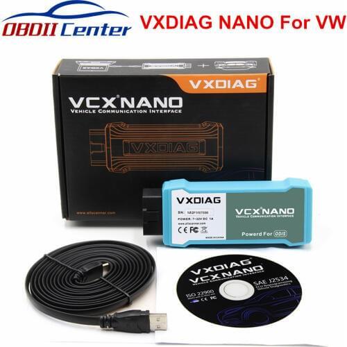 VXDIAG NANO For VW Diagnostic Tool ODIS V5.1.3/ V5.1.6 Replace 5054A/ 6154 OKI Auto Scanner Wifi USB Connection Optional