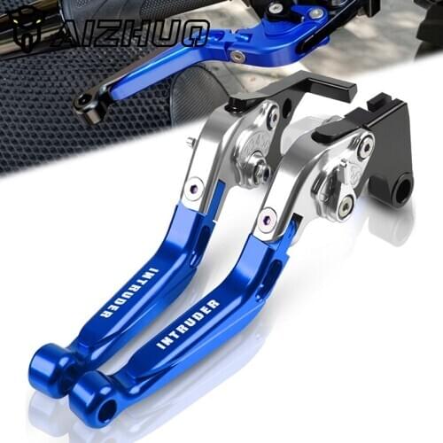 Motorcycle CNC Aluminum FOR SUZUKI INTRUDER 1400 1990-2004 Clutch Brake Levers Adjustable Accessories 2003 2002 2001 2000 1999