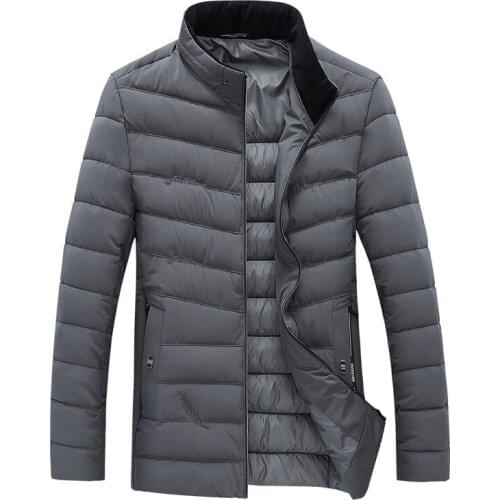 MRMT 2020 Brand Mens Jackets Cotton Padded Clothes Overcoat for Male Feather Cotton Clothes Jacket Outer Wear Clothing Garment