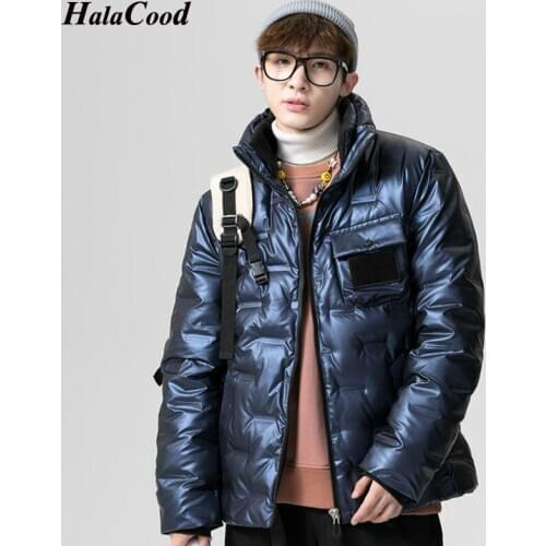 HALACOOD Male 2020 New Fashion Casual Mens Duck Down Jackets Autumn Winter Coat Men Lightweight Duck Down Jacket Men Overcoats