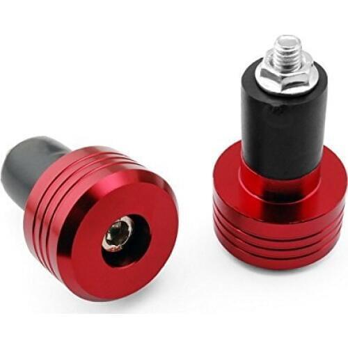 22mm Motorcycle Bike Handle Grip Bar End Weights Bar Slider Plug Cover Red