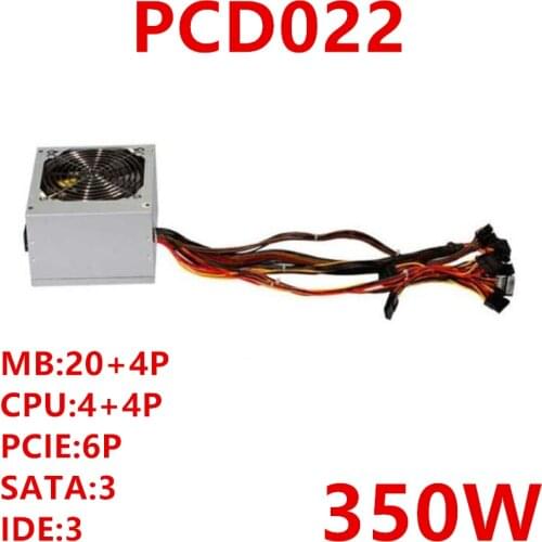 New Original PSU For AcBel Top Grade 350 ATX AMD I5 I7 Power Supply for Desktop Mainframe 350W Power Supply PCD022