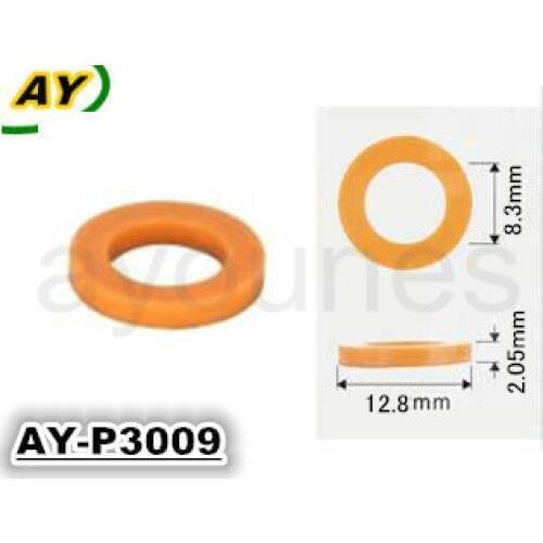 500pcs auto part fuel injector plastic gasket ,washer seal fit for bosch fuel injector repair kit (AY-P3009,12.8*2.05*8.3mm