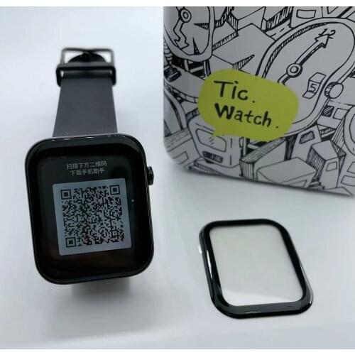For Ticwatch GTH watch Clear Full Cover Screen Protector Anti-Scratch Proof Protective Film 3D Curved Edge Film For Ticwatch GTH