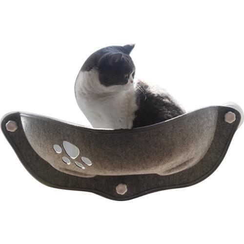 Cat Window Hammock Bed Felt Shief Window Seat Offer Sunny Rest And Security Ez Mount And Install In Any Glass For Cat Up To 15kg