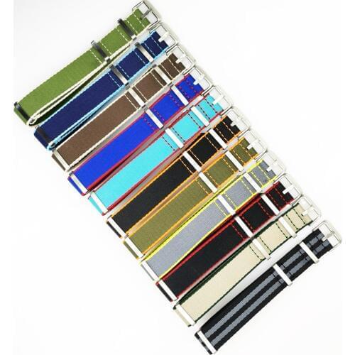 Heavy Duty Nylon NATO Watchband Strap 20mm 22mm Zulu Army Sport Band Mens Replacement Bracelet Watch Accessories