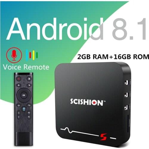 Smart Android Tv Box, Quad Core, 16Gb, Wifi, 4K, voice player