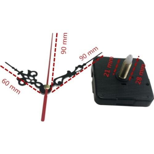 High-quality Wall Clock Mechanism Watch DIY Mechanism Quartz Clock Movement Parts Replacement Repair Clock Parts Hands Tools Set