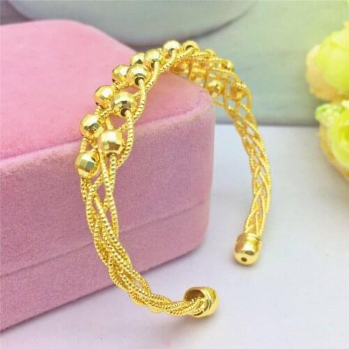 FASHION 14K GOLD WOMENS WEDDING ENGAGEMENT BRACELET GEOMETRIC STAR FLOWER BEAD BRACELETS ANNIVERSARY JEWELRY BIRTHDAY GIFTS