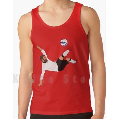 Juan Mata Bicycle Kick Goal V Tank Tops Vest 100% Cotton Juan Mata Mata Spain Bicycle Kick Overhead Kick Goal