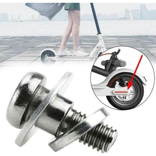 2pcs For Xiaomi Mijia M365 Pro Rear Wheel Retaining Screw Electric Scooter Screw Parts M365 Accessories Scooter Accessories