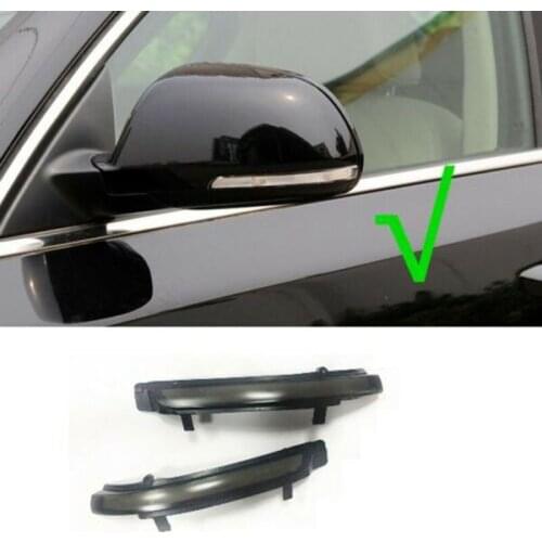 2Pcs /LED dynamic turn signal light Suitable for Skoda yellow light streamer LED rearview mirror turn signal reverse indicator