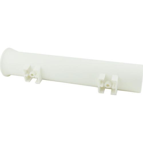 4 Poles Wall Mounted Fishing Rod Tubes Links Fishing Rod Holder Rack Rests With Screws, White