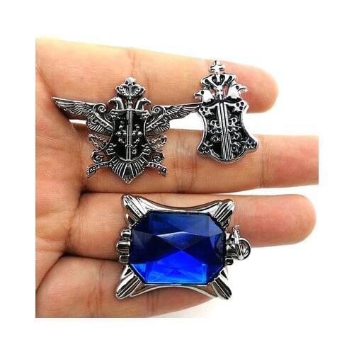Anime Black Butler Brooch Pin Cosplay Badge Accessories For Clothes Backpack Decoration men gift Costumes Badge Metal pins