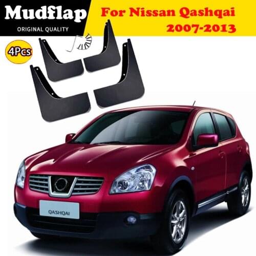 Mud Flaps For Nissan Qashqai Dualis 2007-2013 J10 Splash Guards Mudguards Fender 2008 2009 2010 2011 2012 4Pcs