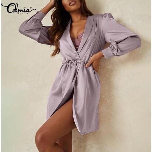Женские халаты Celmia China At AliExpress