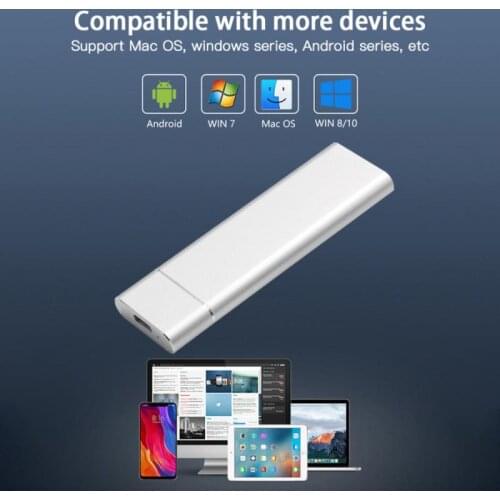 M2 SSD Case Hard Drive Disk Enclosure M.2 to USB Type C 3.1 SSD Adapter For SATA M.2 For NGFF SSD 2280 Card Adapter SSD Disk Box