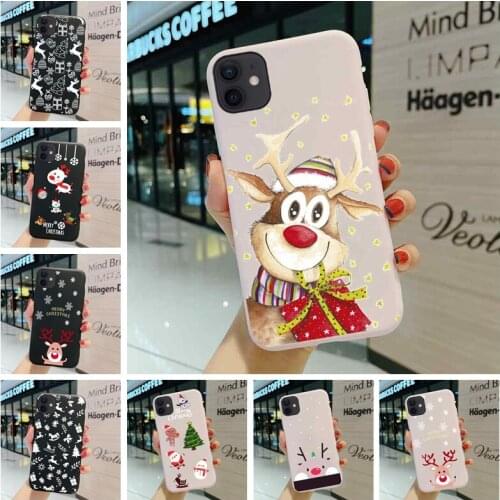 For Xiaomi Redmi Note 2 3 4 4x 5 5a 6 7 8 9 9s 10 10s Case Cover Cartoon Christmas Pattern Shockproof Silicone Soft Phone Shell