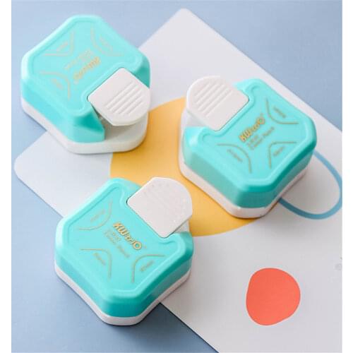 3 In 1 R4 R7 R10 Plastic Punching Machine DIY Card Paper Hole Punch Circle Pattern Photo Cutter Tool Scrapbooking Puncher