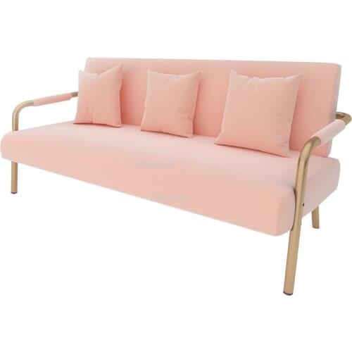 Flannel Living Room Sofas Apartment Backrest Armchair Home Furniture Nordic Lazy Balcony Sofa Clothing Store Single Double Sofa