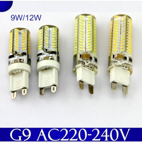 Hot sale New arrival G9 led AC 200-240V 7w /9w 10w LED G9 Light Bulb Lamp 24/48/96 leds SMD 2835 3014 Super brightl light amps