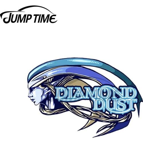 JumpTime 13 x 4cm Guardian Force Shiva Diamond Dust Creative Car Sticker DIY Decal Laptop Windshield Personality Sunscreen Decor